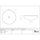 From The Anvil - Smooth Copper Round Sink - Smooth Copper  - 47200 - Choice Handles