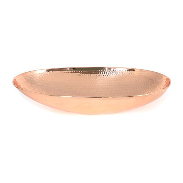 From The Anvil - Hammered Copper Oval Sink - Hammered Copper  - 47203