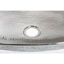 From The Anvil - Hammered Nickel Oval Sink - Hammered Nickel  - 47204 - Choice Handles