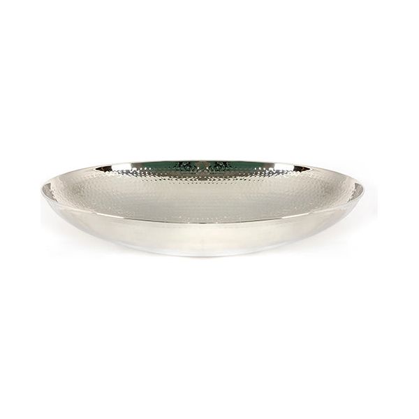 From The Anvil - Hammered Nickel Oval Sink - Hammered Nickel  - 47204