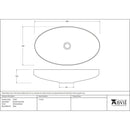 From The Anvil - Smooth Nickel Oval Sink - Smooth Nickel  - 47207 - Choice Handles