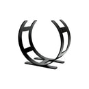 From The Anvil - Matt Black Curved Log Holder - Small - Matt Black  - 47209 - Choice Handles