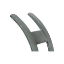 From The Anvil - Pewter Curved Log Holder - Small - Pewter Patina  - 47210 - Choice Handles