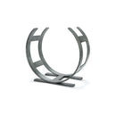 From The Anvil - Pewter Curved Log Holder - Small - Pewter Patina  - 47210 - Choice Handles