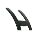 From The Anvil - Matt Black Curved Log Holder - Large - Matt Black  - 47211 - Choice Handles