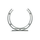 From The Anvil - Pewter Curved Log Holder - Large - Pewter Patina  - 47212 - Choice Handles