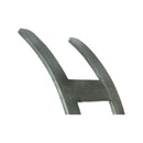 From The Anvil - Pewter Curved Log Holder - Large - Pewter Patina  - 47212 - Choice Handles