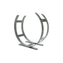 From The Anvil - Pewter Curved Log Holder - Large - Pewter Patina  - 47212 - Choice Handles