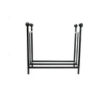 From The Anvil - Pewter Rectangular Log Holder - Pewter Patina  - 47214 - Choice Handles