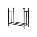 From The Anvil - Matt Black Rectangular Log Holder - Matt Black  - 47213 - Choice Handles