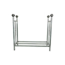 From The Anvil - Pewter Rectangular Log Holder - Pewter Patina  - 47214 - Choice Handles