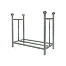 From The Anvil - Pewter Rectangular Log Holder - Pewter Patina  - 47214 - Choice Handles