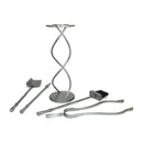 From The Anvil - Pewter Spiral Companion Set - Avon Tools - Pewter Patina  - 47216 - Choice Handles
