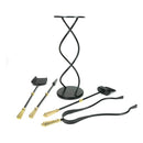 From The Anvil - Matt Black Spiral Companion Set - Hinton Tools - Matt Black  - 47217 - Choice Handles