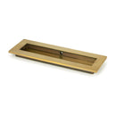 From The Anvil - 175mm Plain Rectangular Pull - Aged Brass - 48306 - Choice Handles