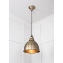 From The Anvil - Aged Brass Brindley Pendant - Aged Brass  - 49497 - Choice Handles