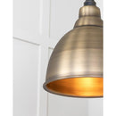 From The Anvil - Aged Brass Brindley Pendant - Aged Brass  - 49497 - Choice Handles