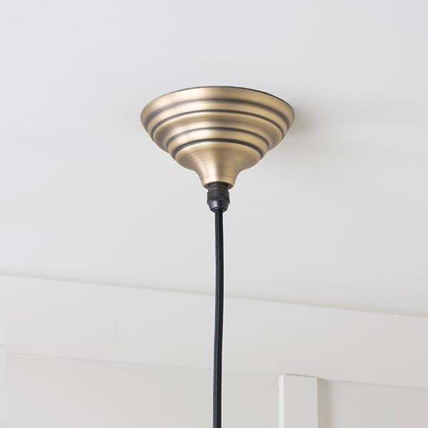 From The Anvil - Aged Brass Brindley Pendant - Aged Brass  - 49497 - Choice Handles
