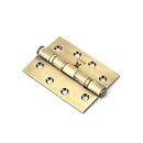From The Anvil - 4" Ball Bearing Butt Hinge (pair) ss - Aged Brass - 49570 - Choice Handles