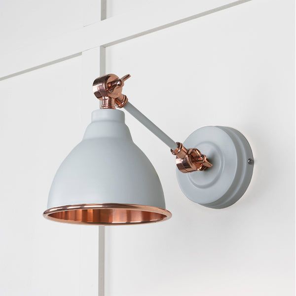 From The Anvil - Smooth Copper Brindley Wall Light in Bluff - Smooth Copper  - 49714SBL