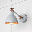 From The Anvil - Smooth Copper Brindley Wall Light in Birch - Smooth Copper  - 49714SBI - Choice Handles