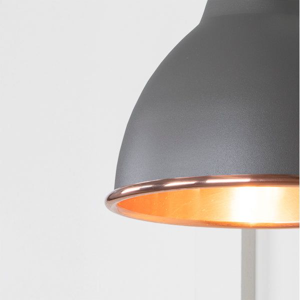 From The Anvil - Smooth Copper Brindley Wall Light in Bluff - Smooth Copper  - 49714SBL
