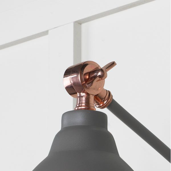 From The Anvil - Smooth Copper Brindley Wall Light in Bluff - Smooth Copper  - 49714SBL