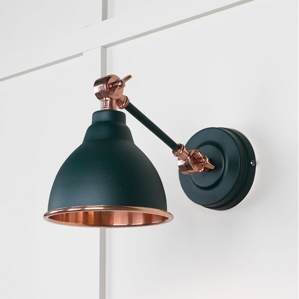 From The Anvil - Smooth Copper Brindley Wall Light in Dingle - Smooth Copper  - 49714SDI