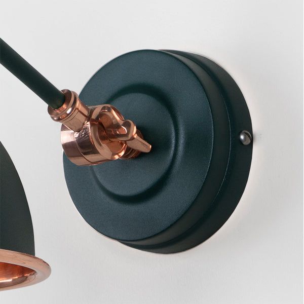 From The Anvil - Smooth Copper Brindley Wall Light in Dingle - Smooth Copper  - 49714SDI