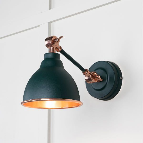 From The Anvil - Smooth Copper Brindley Wall Light in Dingle - Smooth Copper  - 49714SDI