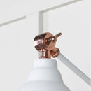 From The Anvil - Smooth Copper Brindley Wall Light in Flock - Smooth Copper  - 49714SF - Choice Handles