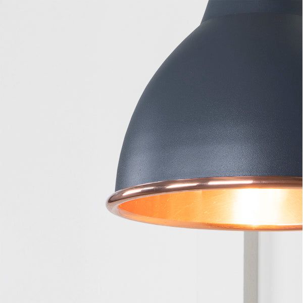 From The Anvil - Smooth Copper Brindley Wall Light in Slate - Smooth Copper  - 49714SSL - Choice Handles