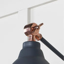 From The Anvil - Smooth Copper Brindley Wall Light in Slate - Smooth Copper  - 49714SSL - Choice Handles