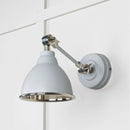 From The Anvil - Smooth Nickel Brindley Wall Light in Bluff - Smooth Nickel  - 49715SBL - Choice Handles