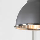 From The Anvil - Smooth Nickel Brindley Wall Light in Bluff - Smooth Nickel  - 49715SBL - Choice Handles