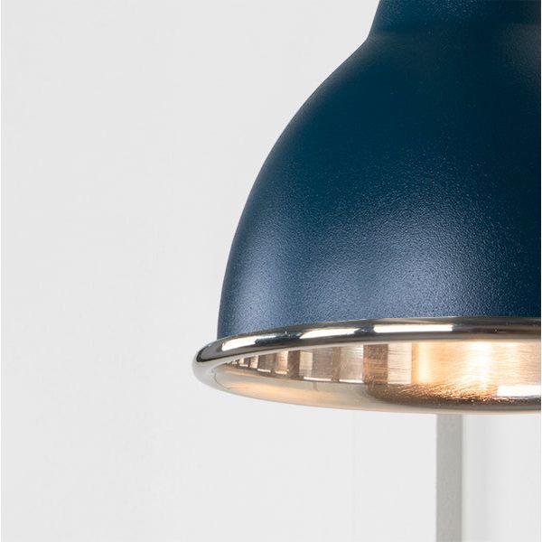 From The Anvil - Smooth Nickel Brindley Wall Light in Dusk - Smooth Nickel  - 49715SDU