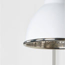 From The Anvil - Smooth Nickel Brindley Wall Light in Flock - Smooth Nickel  - 49715SF - Choice Handles