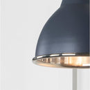From The Anvil - Smooth Nickel Brindley Wall Light in Slate - Smooth Nickel  - 49715SSL - Choice Handles