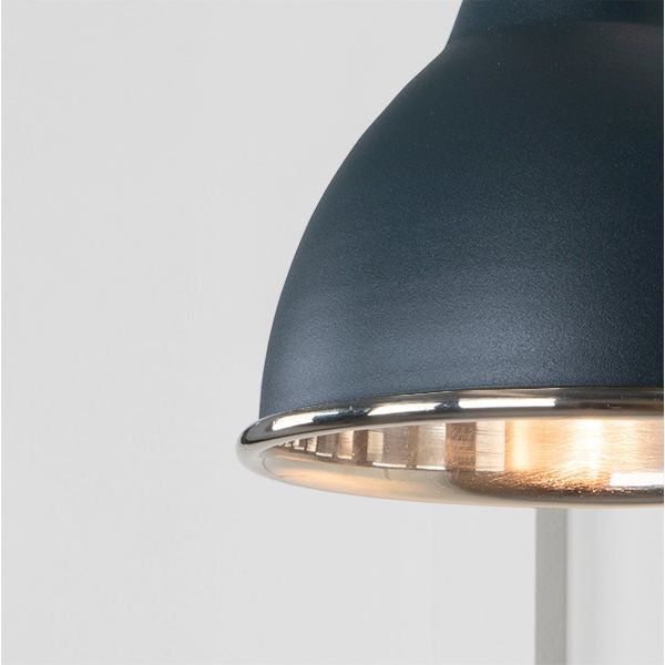 From The Anvil - Smooth Nickel Brindley Wall Light in Soot - Smooth Nickel  - 49715SSO