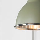 From The Anvil - Smooth Nickel Brindley Wall Light in Tump - Smooth Nickel  - 49715STU - Choice Handles