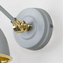 From The Anvil - Smooth Brass Brindley Wall Light in Birch - Smooth Brass  - 49716SBI - Choice Handles