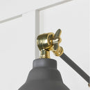 From The Anvil - Smooth Brass Brindley Wall Light in Bluff - Smooth Brass  - 49716SBL - Choice Handles
