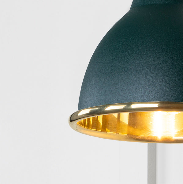 From The Anvil - Smooth Brass Brindley Wall Light in Dingle - Smooth Brass  - 49716SDI