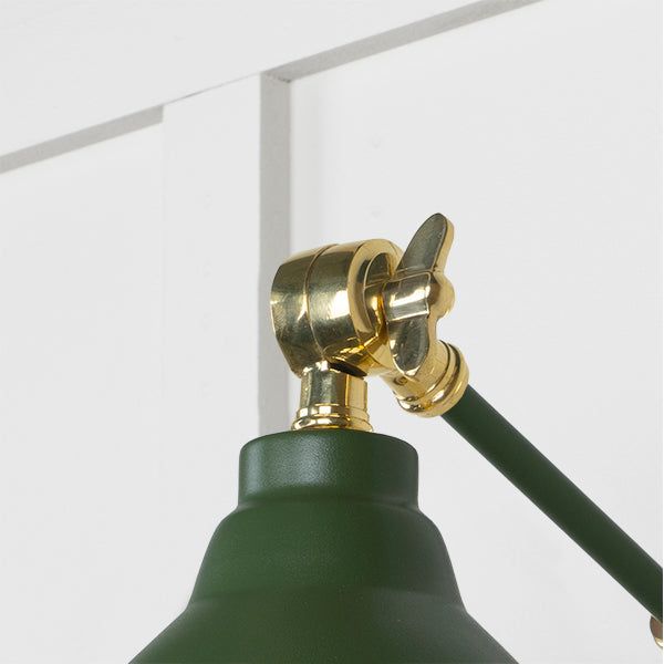 From The Anvil - Smooth Brass Brindley Wall Light in Heath - Smooth Brass  - 49716SH - Choice Handles
