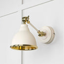 From The Anvil - Smooth Brass Brindley Wall Light in Tump - Smooth Brass  - 49716STU - Choice Handles