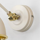 From The Anvil - Smooth Brass Brindley Wall Light in Teasel - Smooth Brass  - 49716STE - Choice Handles