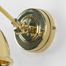 From The Anvil - Smooth Brass Brindley Wall Light - Smooth Brass  - 49716 - Choice Handles