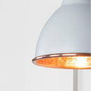 From The Anvil - Hammered Copper Brindley Wall Light in Birch - Hammered Copper  - 49717SBI - Choice Handles