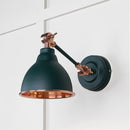 From The Anvil - Hammered Copper Brindley Wall Light in Dingle - Hammered Copper  - 49717SDI - Choice Handles
