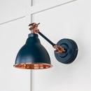 From The Anvil - Hammered Copper Brindley Wall Light in Dusk - Hammered Copper  - 49717SDU - Choice Handles